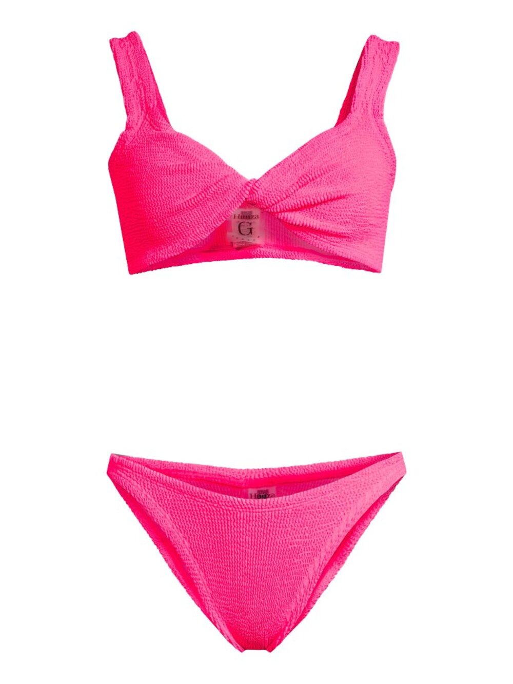 Hunza G Juno Twisted Two-Piece Bikini Set